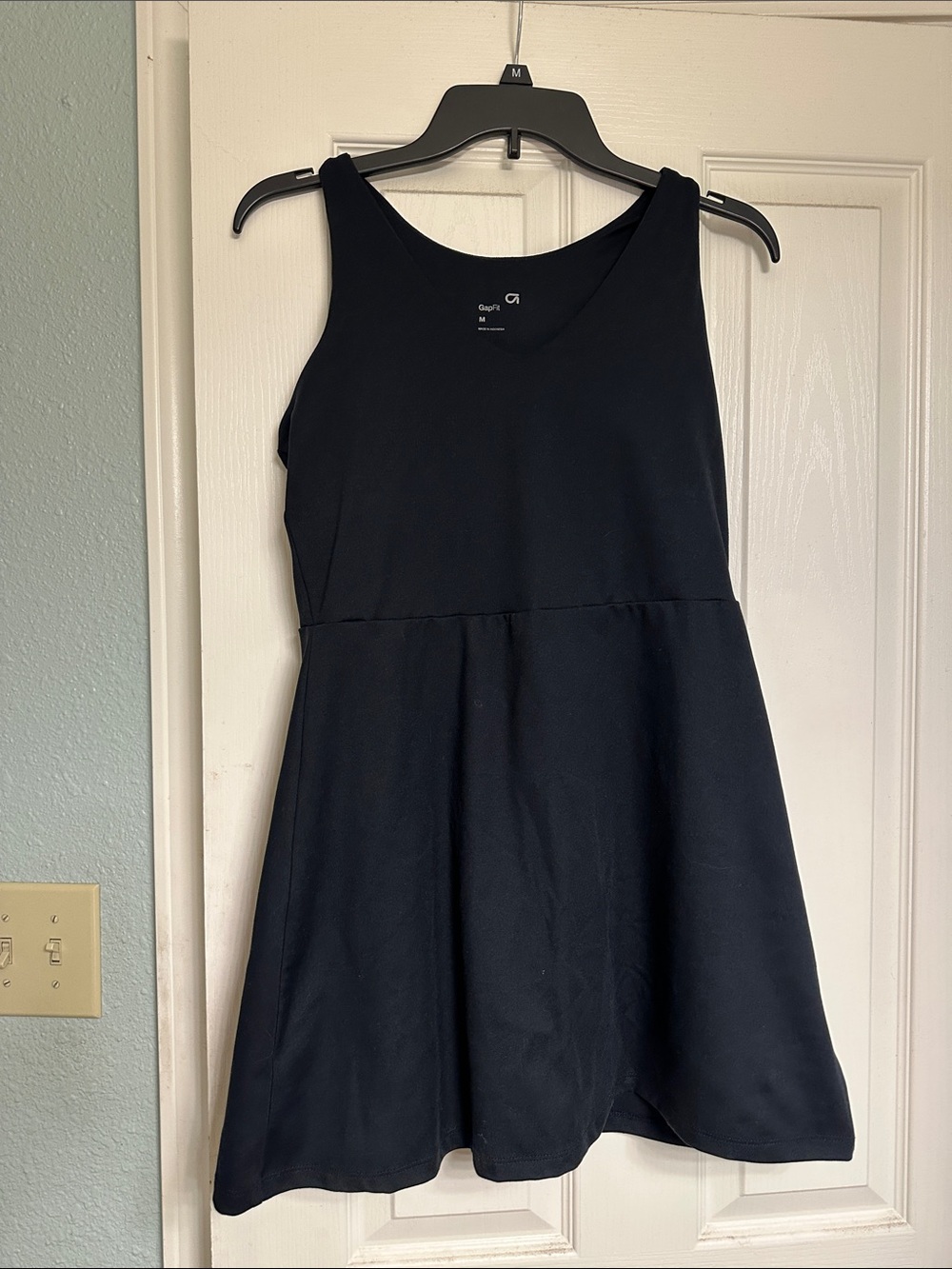 GAP Black Sleeveless Fit-and-Flare Dress